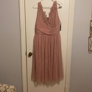NWT 20W Mauve Pink Little Mistress Dress